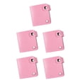 thumbnail image 2 of Estuche de almacenamiento Vogacara para placas de estampado de uñas Bolsa de cuero rosa 5Conjunto, 2 of 6