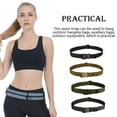 thumbnail image 3 of Soidarity Cinturón de nylon Hebilla de plástico Ceinture de lona Correa de cintura Deporte al aire libre Paquete Sling Bolsa de hombro multifunción Escalada Negro Soidarity OD024240-01, 3 of 6