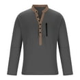 thumbnail image 4 of Lightweight Long Sleeve Tops Men Dress Pullover Shirts for Men Men Pullover Quarter Zip Mens Sweatshirts Crewneck Tall Mens Crewneck Sweatshirts, 4 of 5