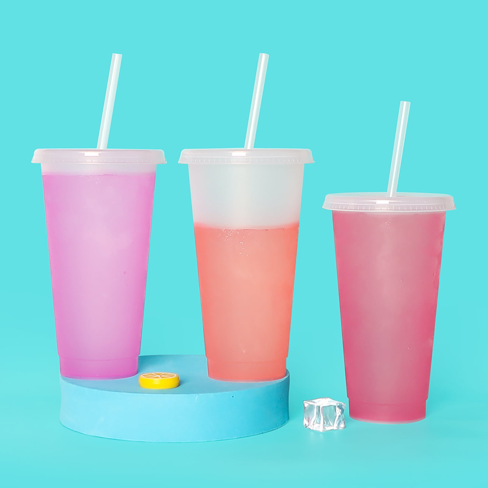 30 oz DON'T worry BEACH happy Big Gulp Solo Cup with slide open top.  Straw included. BPA free. Top rack dishwasher safe., 79336