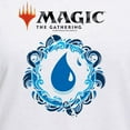 thumbnail image 3 of CafePress - Magic Blue Mana Symbol T Shirt - Womens Cotton V-Neck T-shirt, 3 of 4