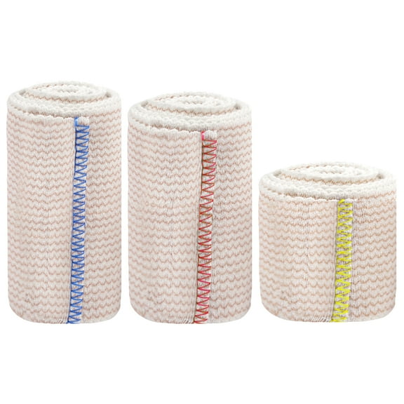 icolorfuled 3 Rolls Elastic Bandages Breathable Bandage Wrap Athletic Bandage for Knee Ankle Wrist