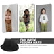 thumbnail image 3 of Niños Fedora Hats Gentleman Kids Baile Rendimiento Sombrero para la circunferencia de la cabeza de 58 cm (Negro), 3 of 7