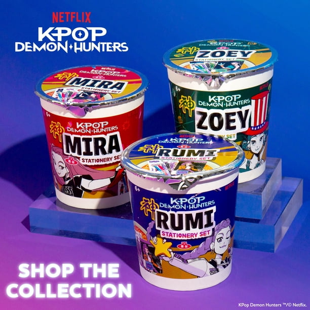 Netflix KPop Demon Hunters Zoey Stationery Set Gift Kit - Walmart