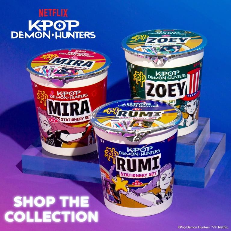 Netflix KPop Demon Hunters Zoey Stationery Set Gift Kit - Walmart.com