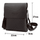 thumbnail image 2 of Kit 2 Bolsas Hombre Maletin Cartera Bandolera Crossbody Moda Xtellar Marrón, 2 of 3