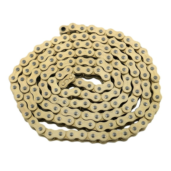 SHZAITOR O-Ring Drive Chain 530 Pitch 150 Links Motorcycle Chain 530x150 Chain 9850 Pounds Tensile Gold