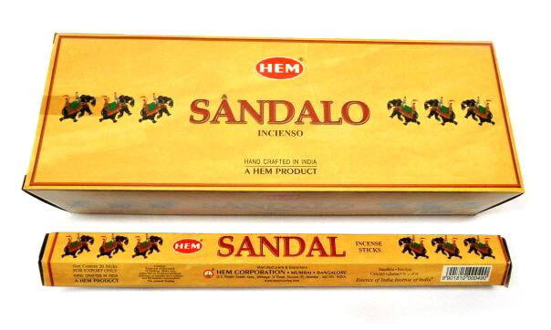 Bulk Pack of 5 x 20 Stick Original Hem Sandalwood Incense 100 Sticks 