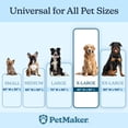 thumbnail image 2 of Manta para perros PETMAKER reversible Sherpa 150x200 cm gris, 2 of 9