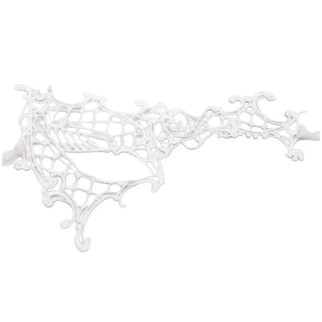 GDREDA Elegant Eye Masquerade for Women's Formal Events and Prom Parties White,One Size