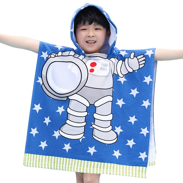 Capa de baño para niños Dibujos animados para niños Ducha Toalla con capucha Baño Secado Pullover Poncho, Tipo 8 Inevent HA004217-08