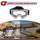 thumbnail image 3 of Gafas de motocicleta únicas para montar, gafas de ciclismo con lentes claros, marco negro y blanco, 3 of 6