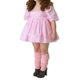 thumbnail image 4 of Robe Babydoll à Manches Bouffantes pour Femmes, Encolure Carrée, Taille Haute, Volants, Robe de Princesse, Robe Fluide pour Bal et Fête, Mini-Robe, 4 of 6