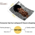 thumbnail image 6 of HZKAICUN Black Queen Poster Wall Art Black Girl Canvas Paintings Black Women Wall Decor African Women Portrait Meditation Vertical Painted Picture For Living Room Decorations Frameless, 6 of 7