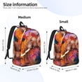 thumbnail image 2 of Easygdp Oil Paintings of Elephants Mochila de Lona Resistente para Laptop, Compatible con Laptops de 15 a 17 pulgadas, Ideal para Escuela, Trabajo y Viajes-Medium, 2 of 5