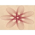 thumbnail image 1 of Ahgly Company Machine Washable Indoor Rectangle Transitional Peach Beige Area Rugs, 2' x 3', 1 of 7
