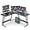 Carbon Fibre Black, variant on Devoko L Shaped Gaming Desk Computer Desk 51” Office Corner Desk with Monitor Stand Home Gaming Writing Study Table Workstation (Carbon Fibre Black)