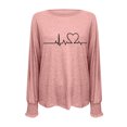 thumbnail image 5 of Jacenvly Workout Tops For Women Long Sleeve Pumpkin Print Womens Sweatshirts Crewneck Trendy Casual Soft Warmth Pullover Sweaters, 5 of 5