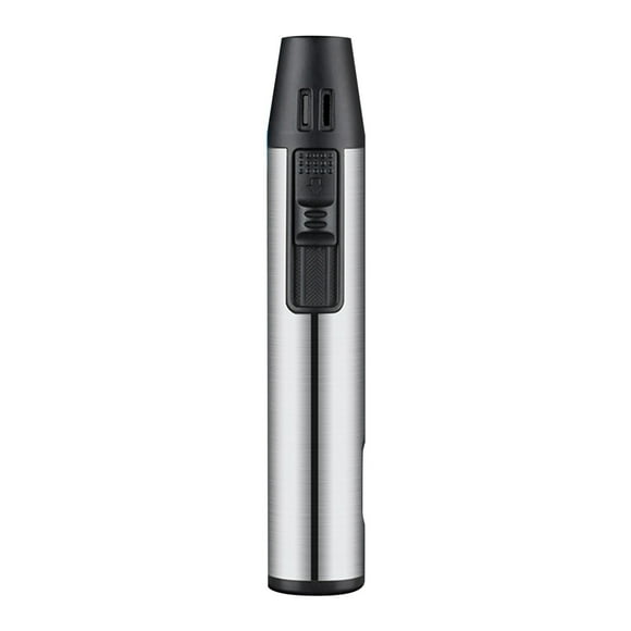 Foqnuq Windproof Lighter, Refillable Butane Torch Lighter with Adjustable Flames, Multifunctional Windproof Outdoor Torch Lighter, Suitable for Kitchen, Barbecue, Camping