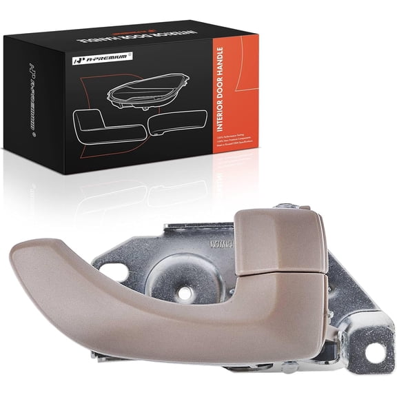 A-Premium Rear Right Passenger Side Interior Door Handle Compatible with Kia Sorento 2003-2009, Beige, Replace# 83620-3E000FC, 836203E000FC