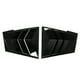 thumbnail image 3 of 2 unids/set de persianas de ventana lateral trasera de coche, repuesto negro brillante para Mazda 3 2020 2021, 3 of 6