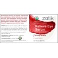 thumbnail image 2 of Zatik Naturals - Relieve Eye Serum with Pomegranate and Eyebright Antioxidant, USDA Certified Organic, Rekindle and Elevate Youthfulness Around Thin Areas of the Eyes, 1.0 fl oz, 30ml, 2 of 9