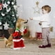thumbnail image 4 of Fiudx Decoraciones navideñas para interiores Disfraces navideños para mascotas Muñeco de nieve navideño Disfraz navideño para mascotas Disfraz de Papá Noel para perros Disfraces navideños para mascot, 4 of 5