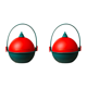 thumbnail image 1 of 2uds. Cubos de dulces navideños con asa, cubos de golosinas, decoración navideña (árbol de bolas), 1 of 2