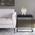 thumbnail image 4 of Uttermost Telone Iron Metal and Aluminum Side Table in Antique Black, 4 of 5