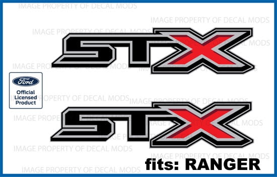 Decal Mods STX Decals Stickers for Ford Ranger (2019-2020) - F (set of ...
