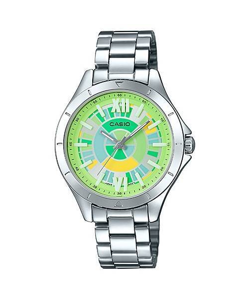 casio green dial watch