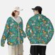 thumbnail image 4 of Fotbe Jungle Animals Chaqueta con Protección Solar UPF 50+ para Hombre y Mujer, Camisa con Capucha y Bolsillos-3X-Large, 4 of 7