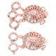 thumbnail image 2 of 2 piezas Collar en capas Collar de hebilla Joya de joyas para hacer collar, 2 of 7