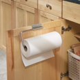 thumbnail image 4 of 1 Uds soporte para papel de cocina, soporte para papel de cocina de acero inoxidable para rollos de hasta, montado en puerta sin perforar en la puerta, plateado Sailing Electrónica, 4 of 5
