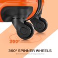 thumbnail image 5 of Gowill 10 Piece Hardside Luggage Set 28/24/20 inch Hardshell Lightweight Spinner Wheels Carry-on and Checked Suitcase with Backpack and 6 Packing Cubes.Orange, 5 of 16
