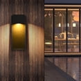 thumbnail image 4 of 15.8"Outdoor led Wall Sconce with Water Ripple Glass, 4 of 9