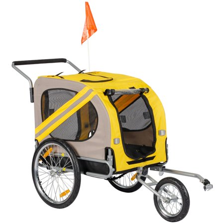 Dog Bike  Trailer Pet Bicycle Cat  Carrier  Stroller Jogger 