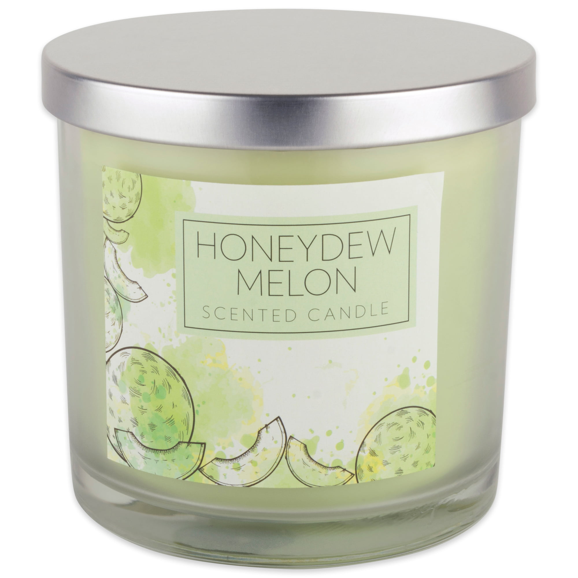 14.5 Oz -Fresh Fruit Scent Hour Burn Time DII Home Traditions 3-Wick Evenly Burning Highly Scented 4x4 Large Jar Candle with 45