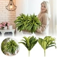 thumbnail image 1 of Ramo de plantas de seda artificial de hojas de helecho persa de 47 cm - vegetación decorativa realista para interiores y exteriores para el hogar, la oficina, el jardín - 1 paquete de follaje, 1 of 9