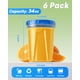 thumbnail image 2 of Contenedores para Almacenamiento de Alimentos BiuLeon 6x1 L Sin BPA Reutilizables, 2 of 7