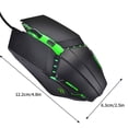 thumbnail image 3 of NARABB Hot Sale Wired Game Mouse Light Laptop Game Gifts Business Mouse, 3 of 9