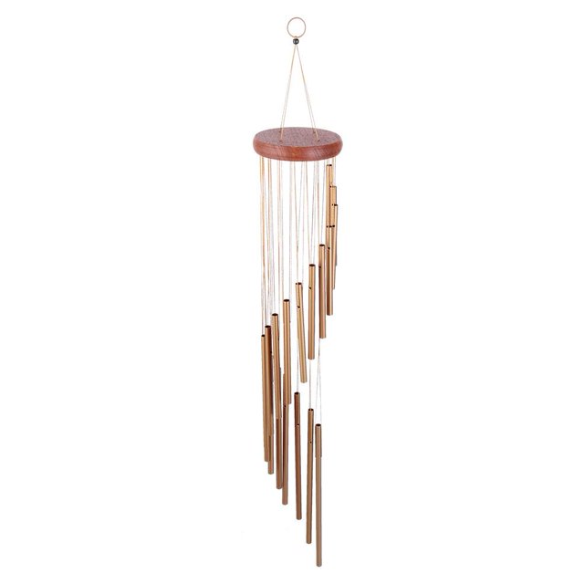 18 tubos de metal campanas de viento al aire libre interior jardín patio balcón decoración regalo de cumpleaños