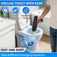 thumbnail image 2 of FOUKUS Electric Heavy Duty Toilet Plunger: Power Plunger Air Plunger, Visible Pressure Control Drain Unclogger Tool, Splash-Free High Pressure Toilet Plunger for Bathroom Sink Pipe Clog Remover, 2 of 6