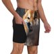 thumbnail image 2 of Fotbe Regal Shiba Inu Traje de Baño para Hombre – Shorts de Natación de Secado Rápido con Forro y Bolsillos-Medium, 2 of 6