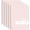 Pink, variant on 1 Subject Spiral Notebook, 5 Pack, Wide Ruled, 7-1/2" x 10-1/2", 70 Sheets, 3-Hole Punched Paper for Students, Teachers, Classrooms,