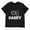 Black, variant on Number One Daddy Best Dad #1 Fathers Day Mens T-Shirt Black