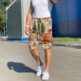 thumbnail image 5 of Daiia Holiday Christmas Stars Mens Woven Stretch Pajama Short,Short Pajama Pants-Large, 5 of 9