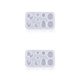 thumbnail image 1 of Toystoory Molde colgante de isla de resina de silicona, moldes DIY flexibles resistentes a desgarros, molde colgante, Gagets de fundición Type1 NO1, 1 of 6