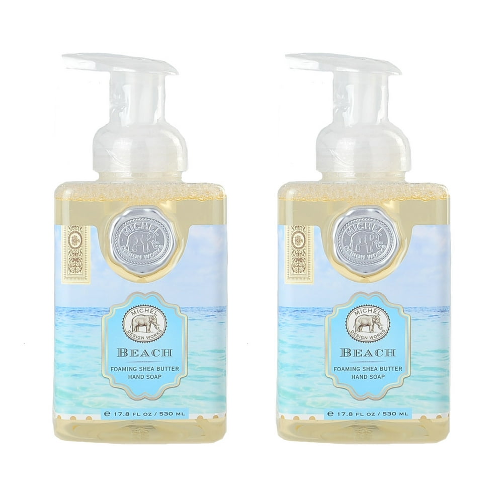 Michel Design Works Foaming Hand Soap 2-Pack Beach Unisex Hand Soap