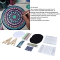 thumbnail image 3 of Mandala Painting Kit, Comfortable Easy To Clean DIY 31 Pieces Mandala Dotting Tools Set  for Drawing, 3 of 7